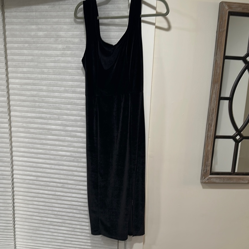 Back velvet sheath dress. Never worn!